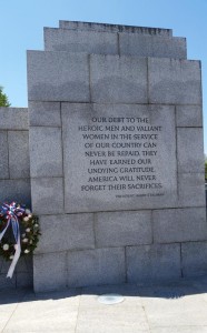 world war 2 memorial quotes on walls