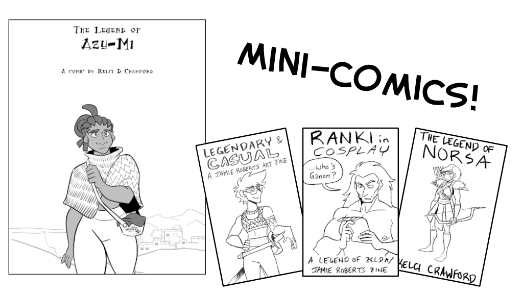 minicomics are available as add-ons! Minicomics include The Legend of Azu-mi, The Legend of Norsa, Legendary & Casual, and Ranki in Cosplay